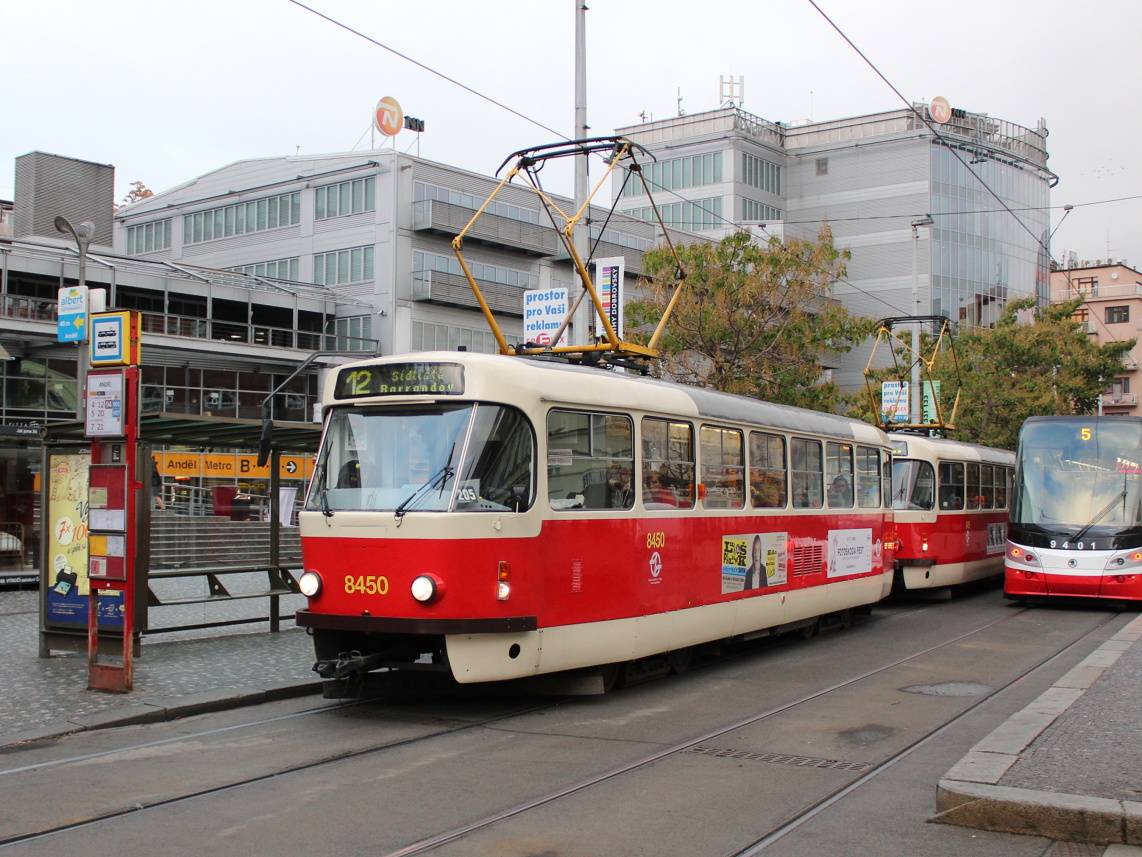 Прага, Tatra T3R.P № 8450