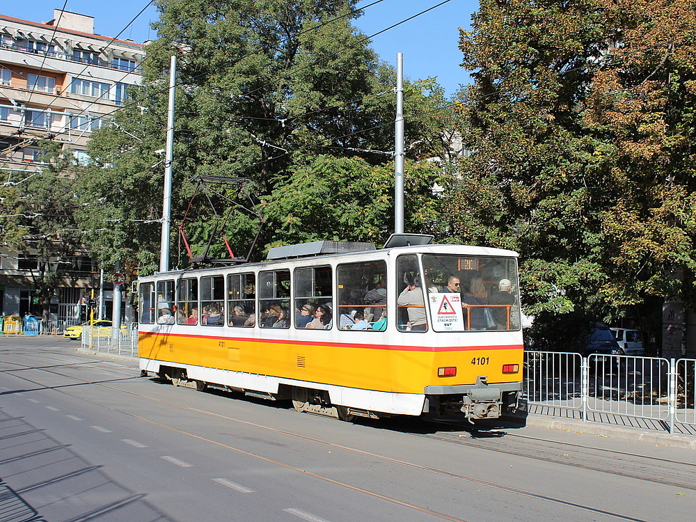 Sofia, Tatra T6B5B Br. 4101; Sofia — Renovation and setting IBIS systems in vehicles — 2017 — 2022