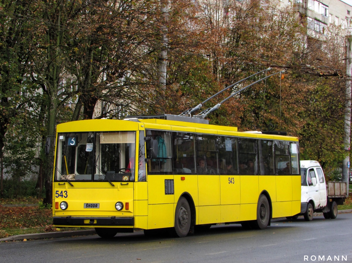 Львов, Škoda 14Tr89/6 № 543