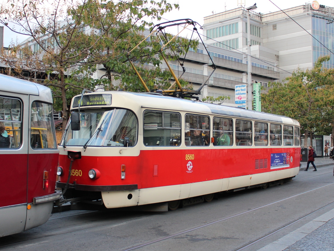 Прага, Tatra T3R.P № 8560