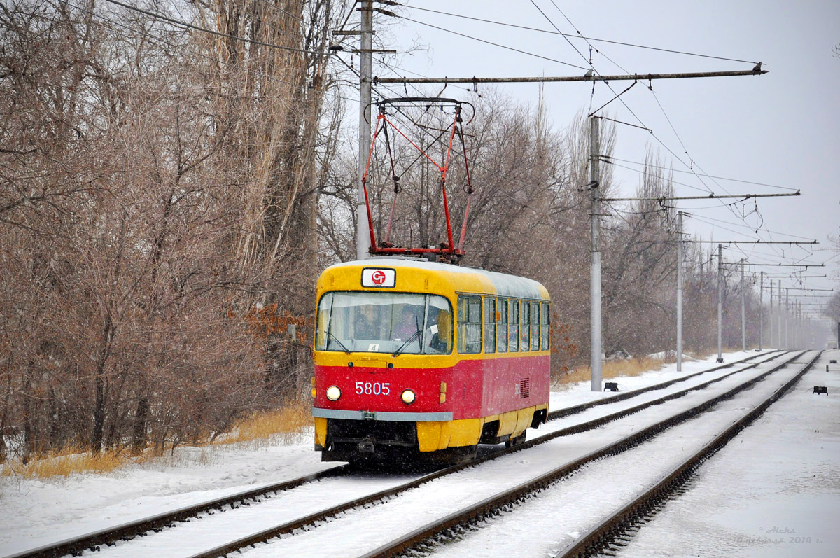 Волгоград, Tatra T3SU № 5805