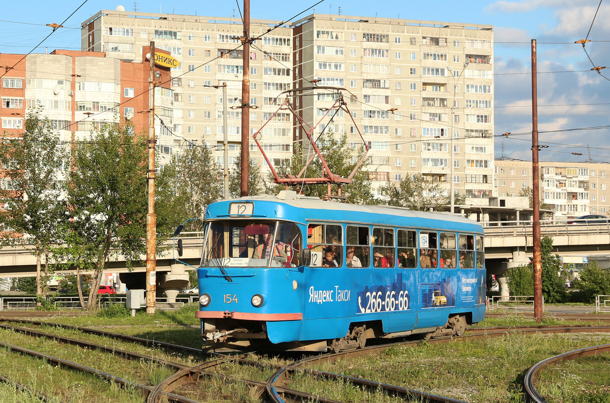 Екатеринбург, Tatra T3SU № 154