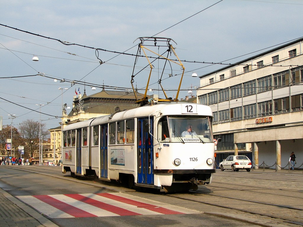 Брно, Tatra K2YU № 1126