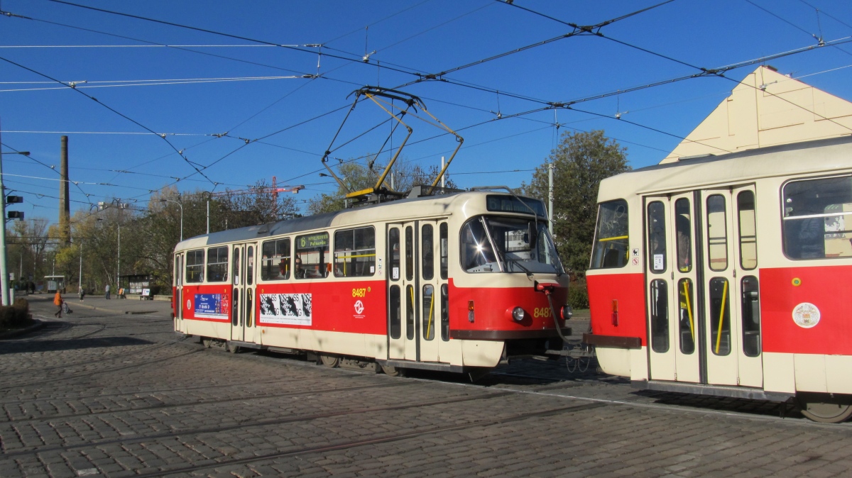 Прага, Tatra T3R.P № 8487
