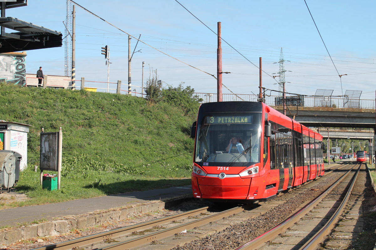 Братислава, Škoda 30T ForCity Plus № 7514