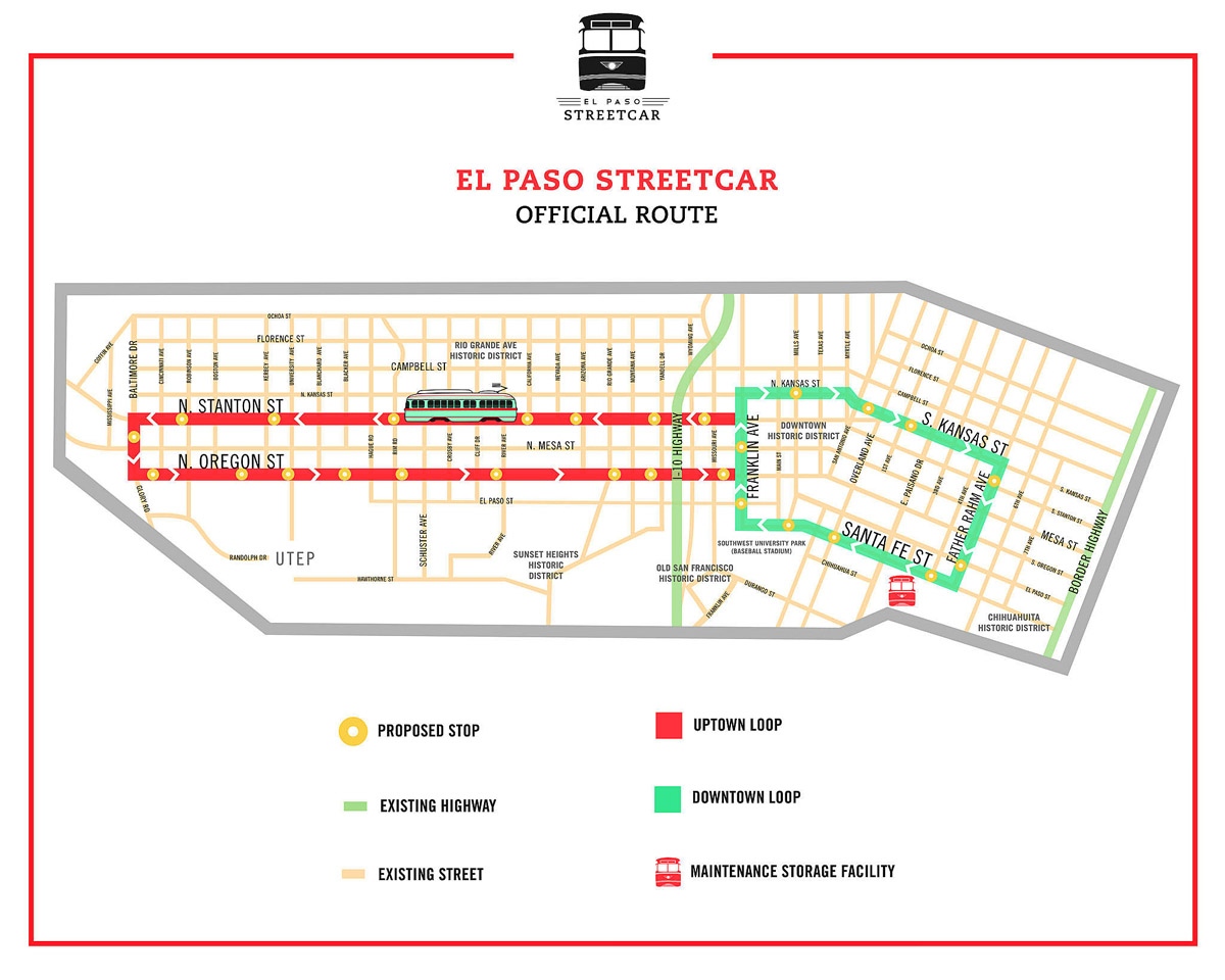 Эль-Пасо — Схемы