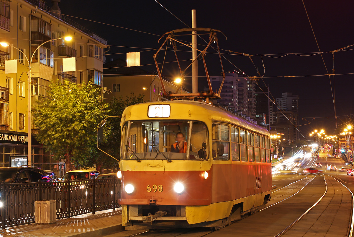 Екатеринбург, Tatra T3SU № 698