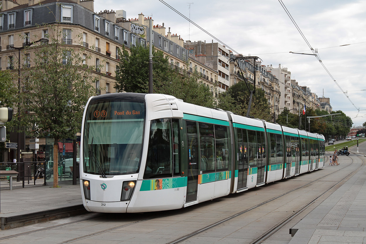 Париж -  Версаль -  Ивелин, Alstom Citadis 402 № 312