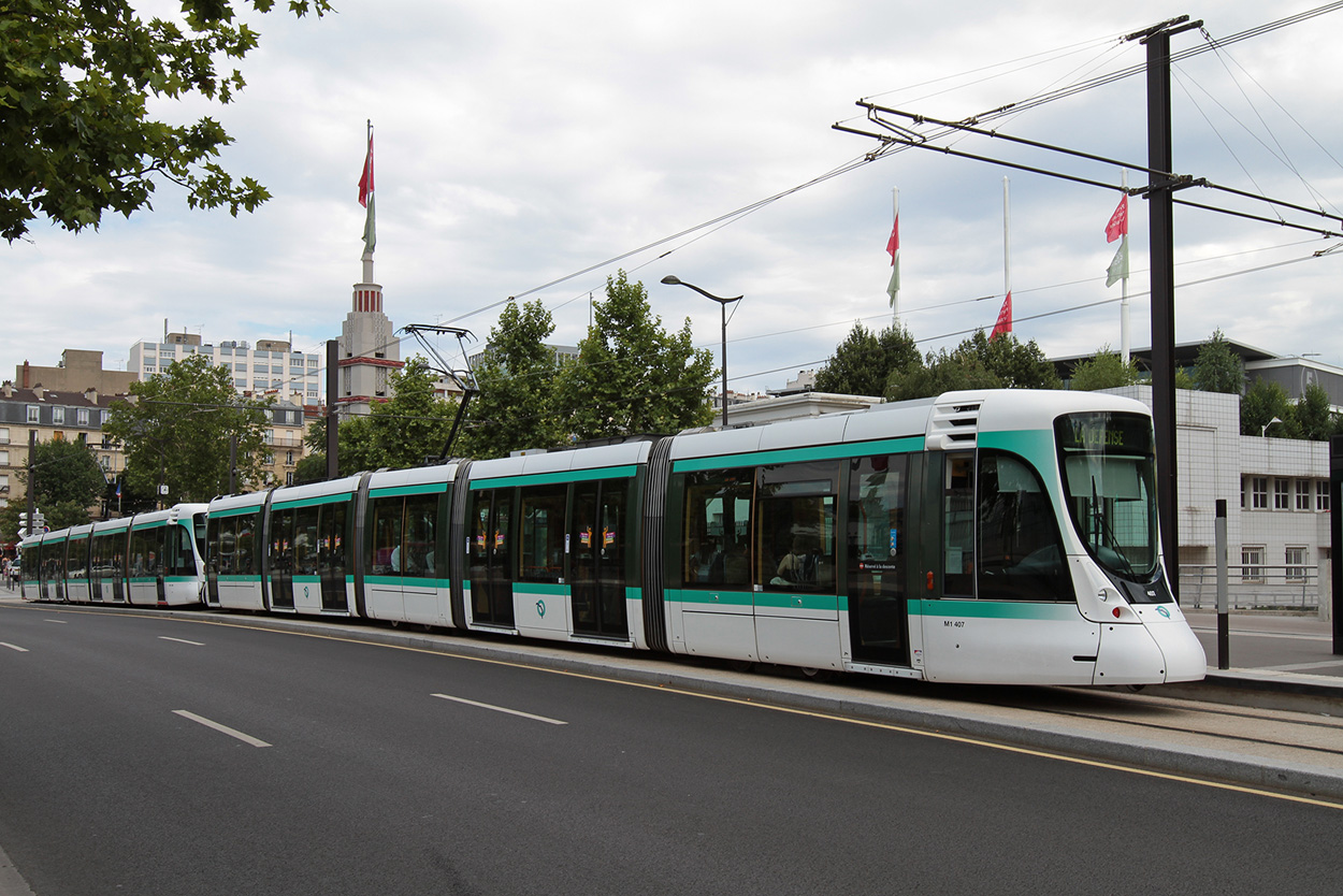 Париж -  Версаль -  Ивелин, Alstom Citadis 302 № 407