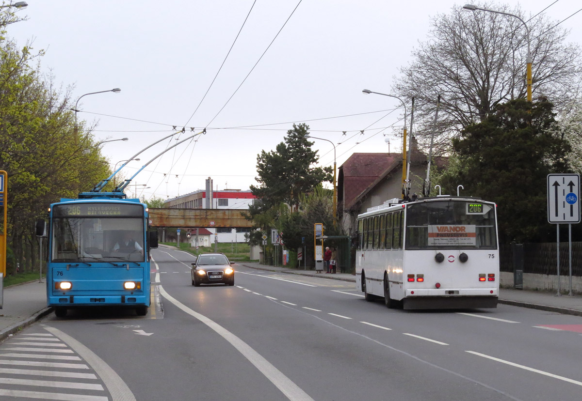 Опава, Škoda 14Tr17/6M № 76; Опава, Škoda 14Tr17/6M № 75