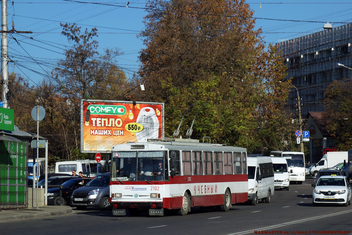 Крымский троллейбус, Škoda 14Tr89/6 № 2102