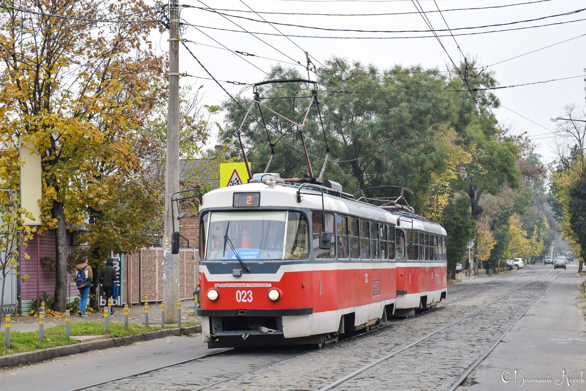 Краснодар, Tatra T3SU КВР ТРЗ № 023