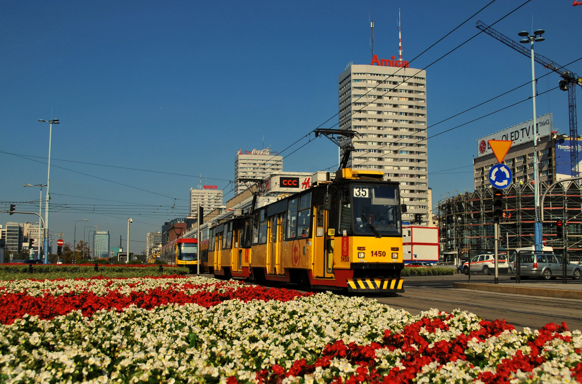 Варшава, Konstal 105Nf № 1450