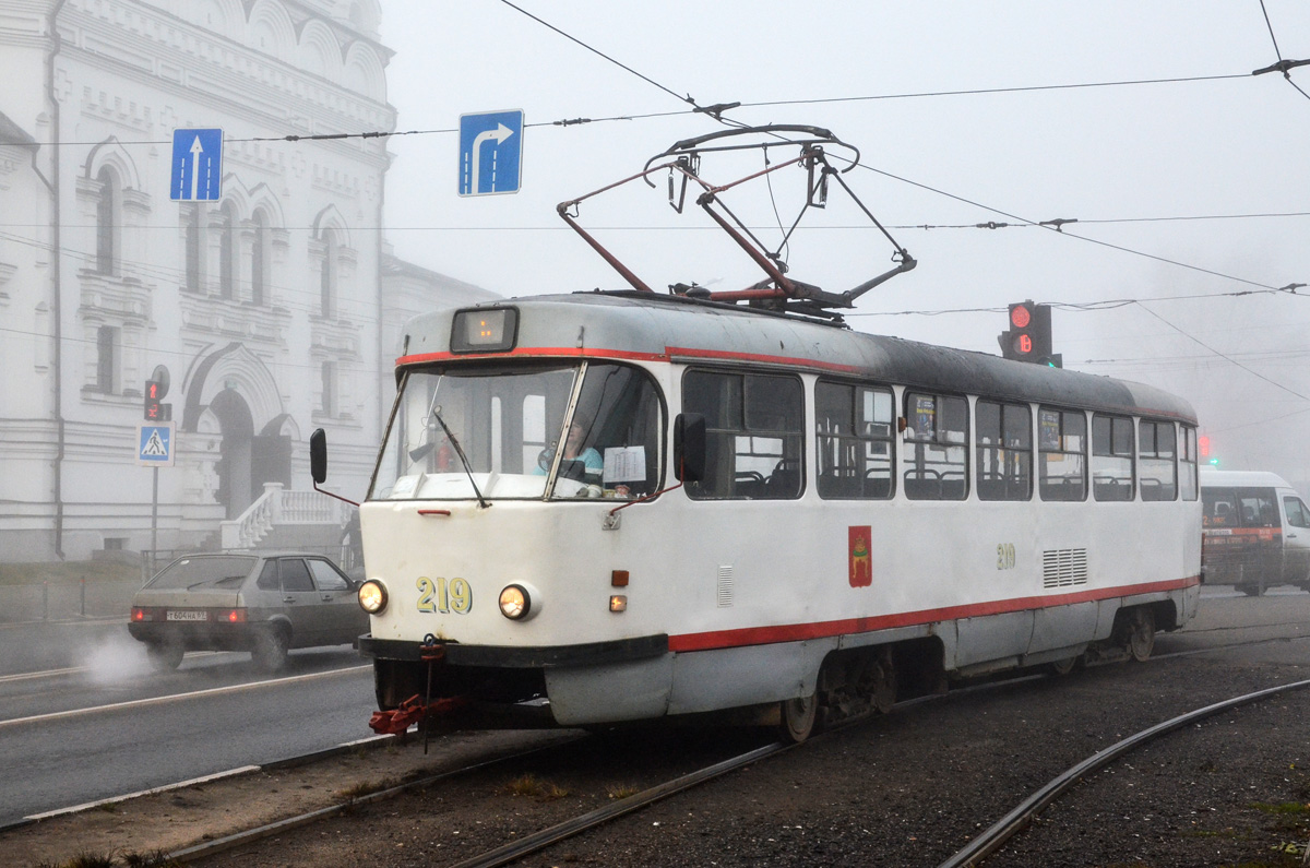 Тверь, Tatra T3SU № 219; Тверь — Последние годы тверского трамвая (2017 — 2018)