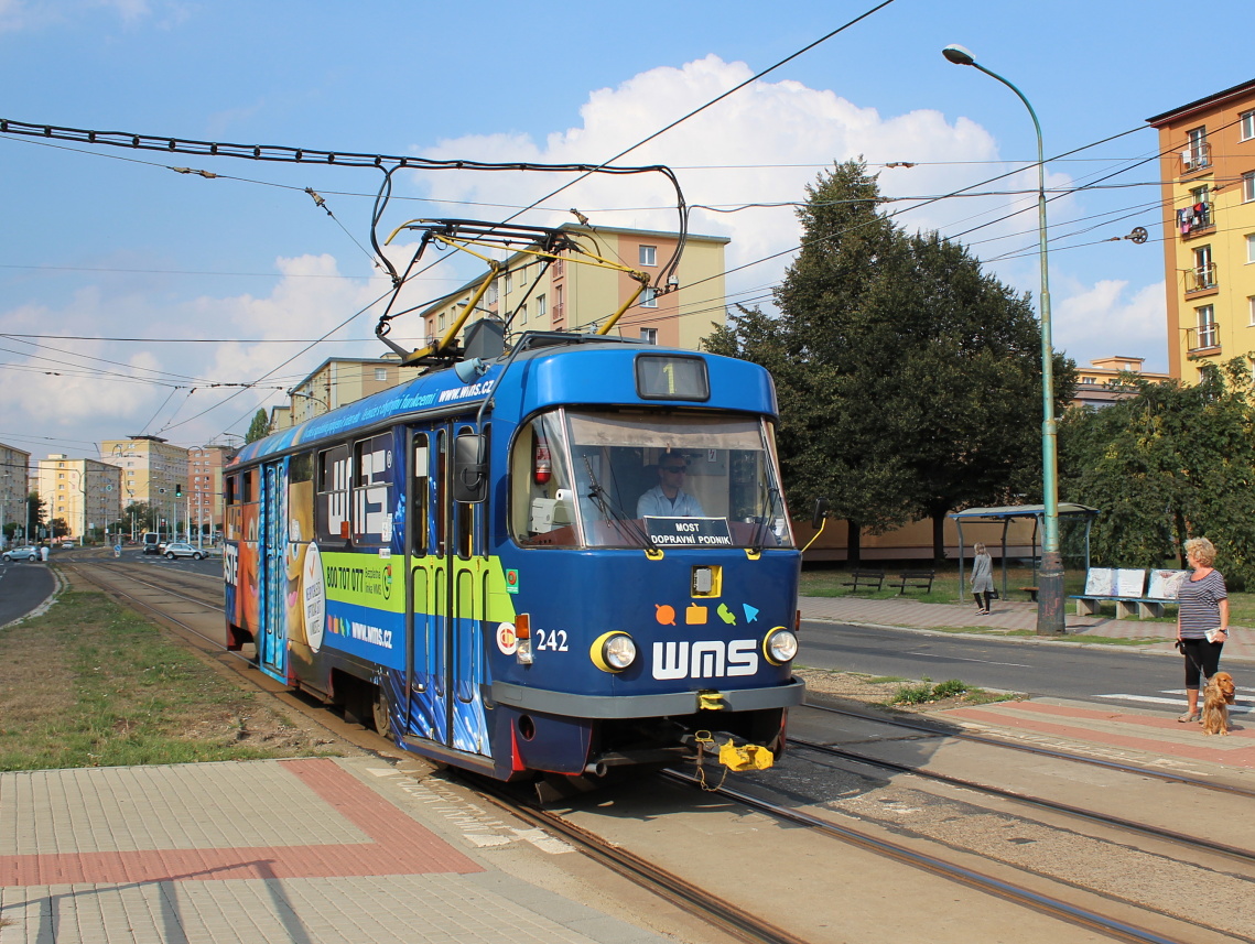 Мост ― Литвинов, Tatra T3M.3 № 242