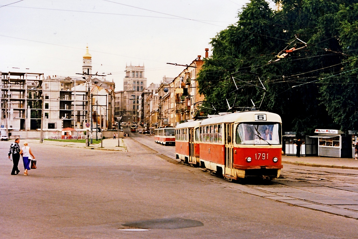 Harkiv, Tatra T3SU (2-door) № 1791; Harkiv, Tatra T3SU (2-door) № 1790