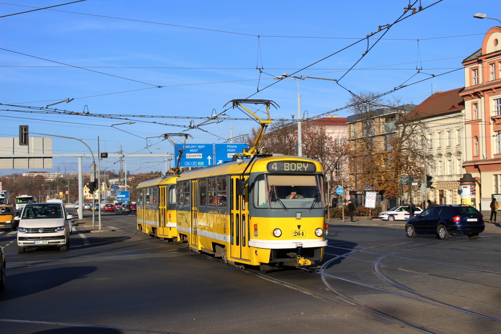 Пльзень, Tatra T3R.P № 264