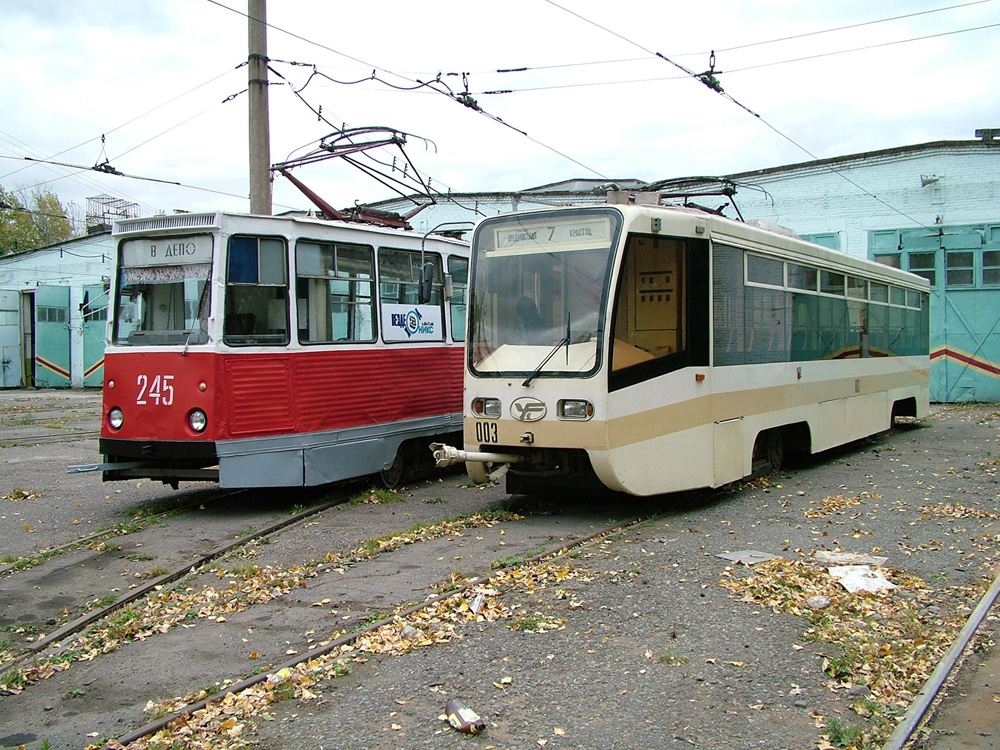 Красноярск, 71-605 (КТМ-5М3) № 245; Красноярск, 71-619К № 003