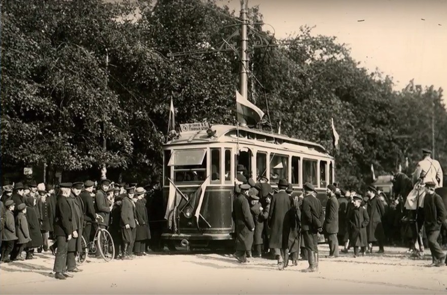 Санкт-Петербург — Исторические фотографии трамвайных вагонов