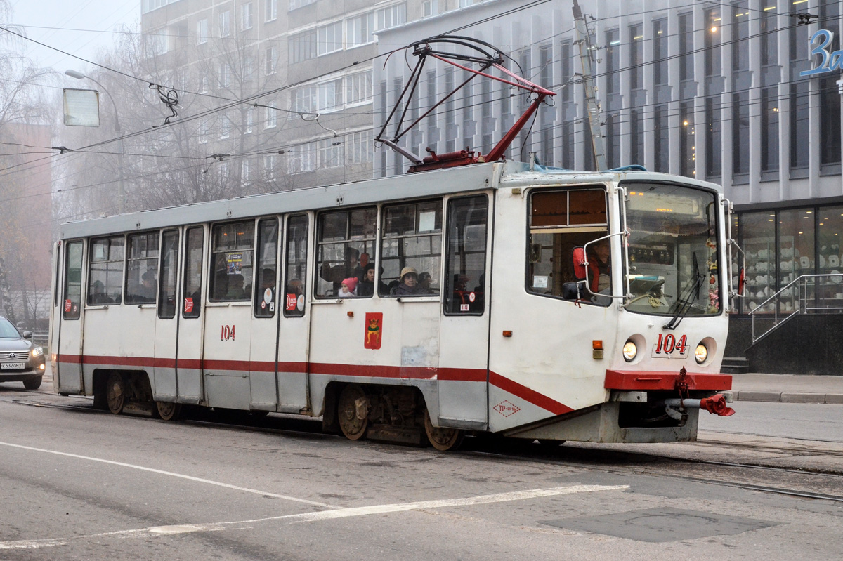 Тверь, 71-608КМ № 104; Тверь — Последние годы тверского трамвая (2017 — 2018)