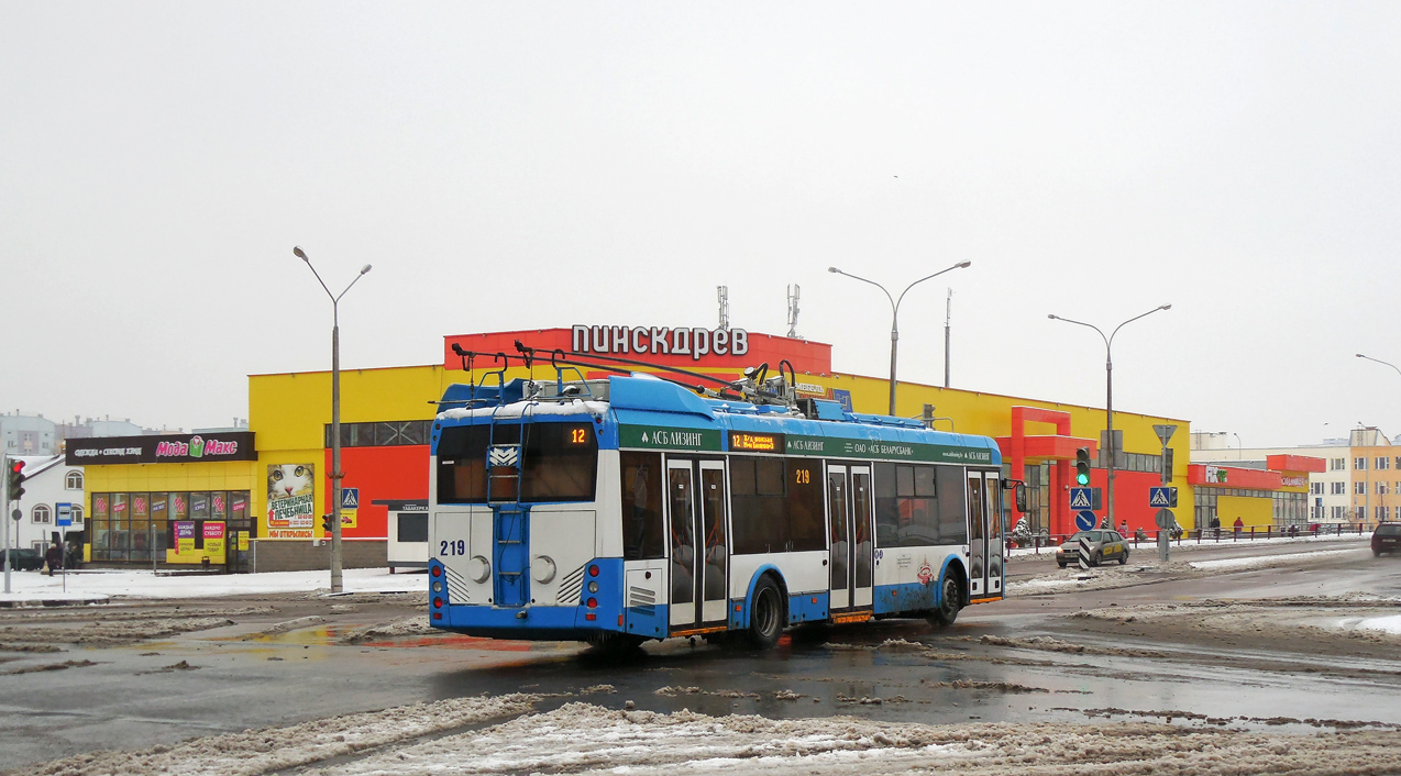 Vityebszk, BKM 32100D — 219; Vityebszk — Trolleybuses routs with using of autonomous course