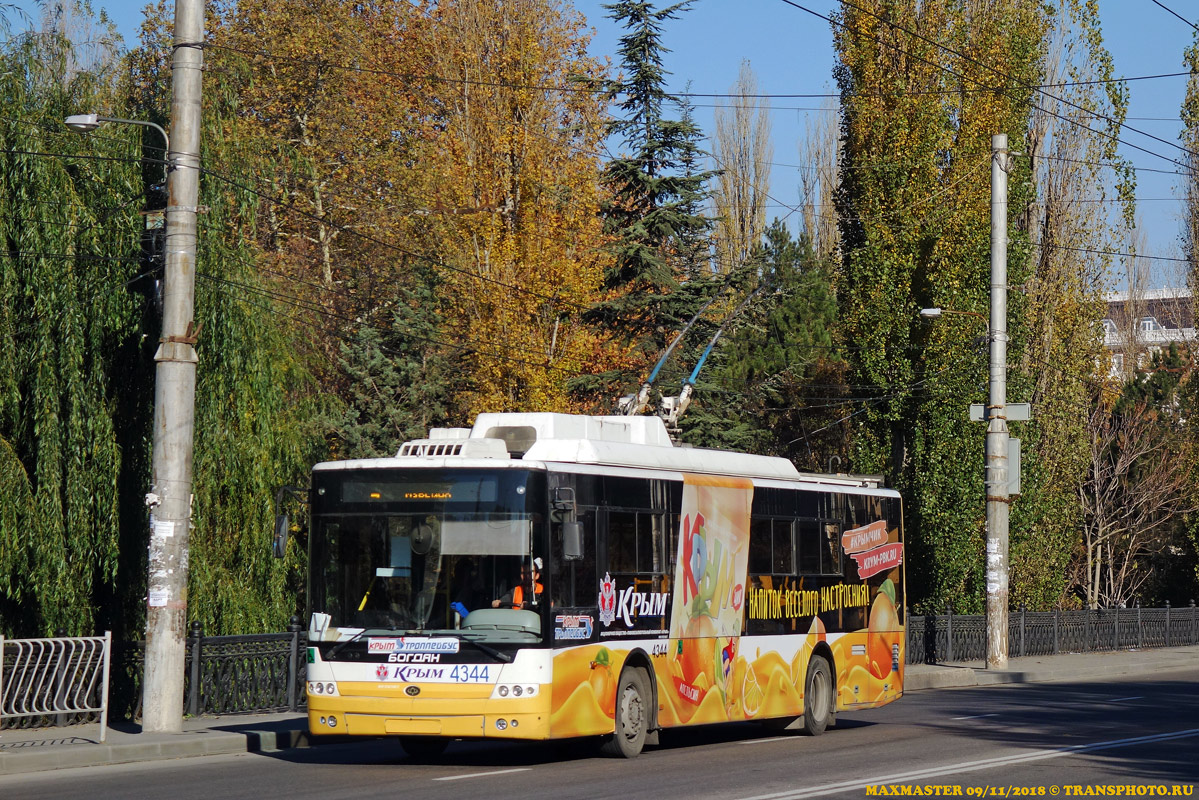 Крымский троллейбус, Богдан Т70110 № 4344
