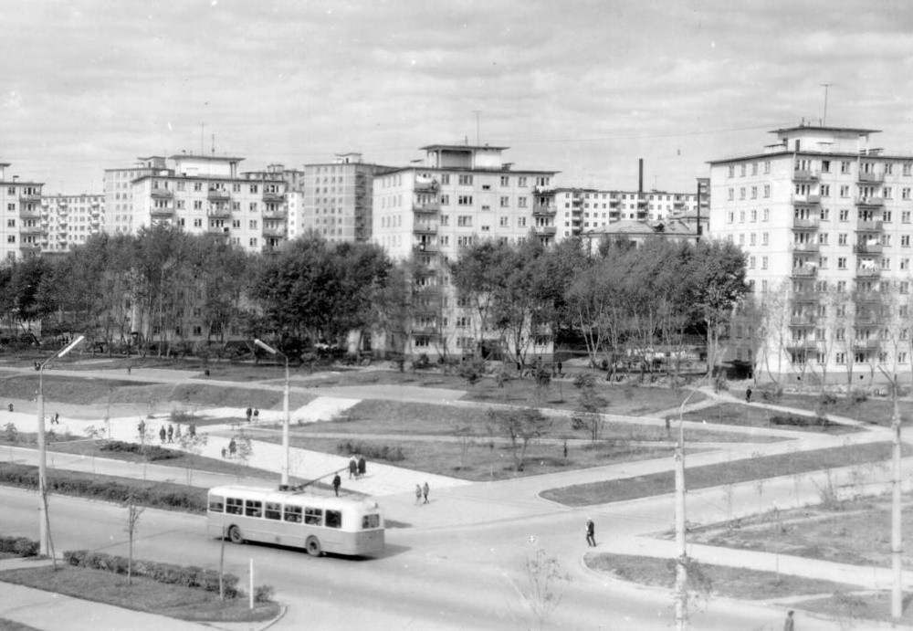 Владивосток — Исторические фотографии — троллейбус