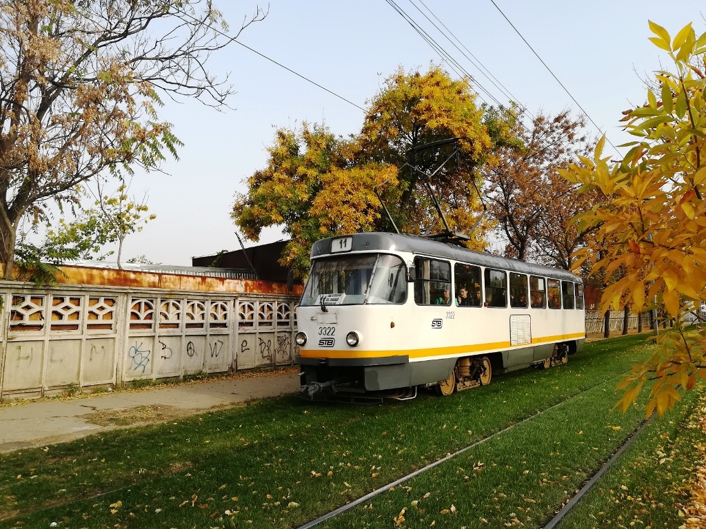 Бухарест - Илфов, Tatra T4R № 3322
