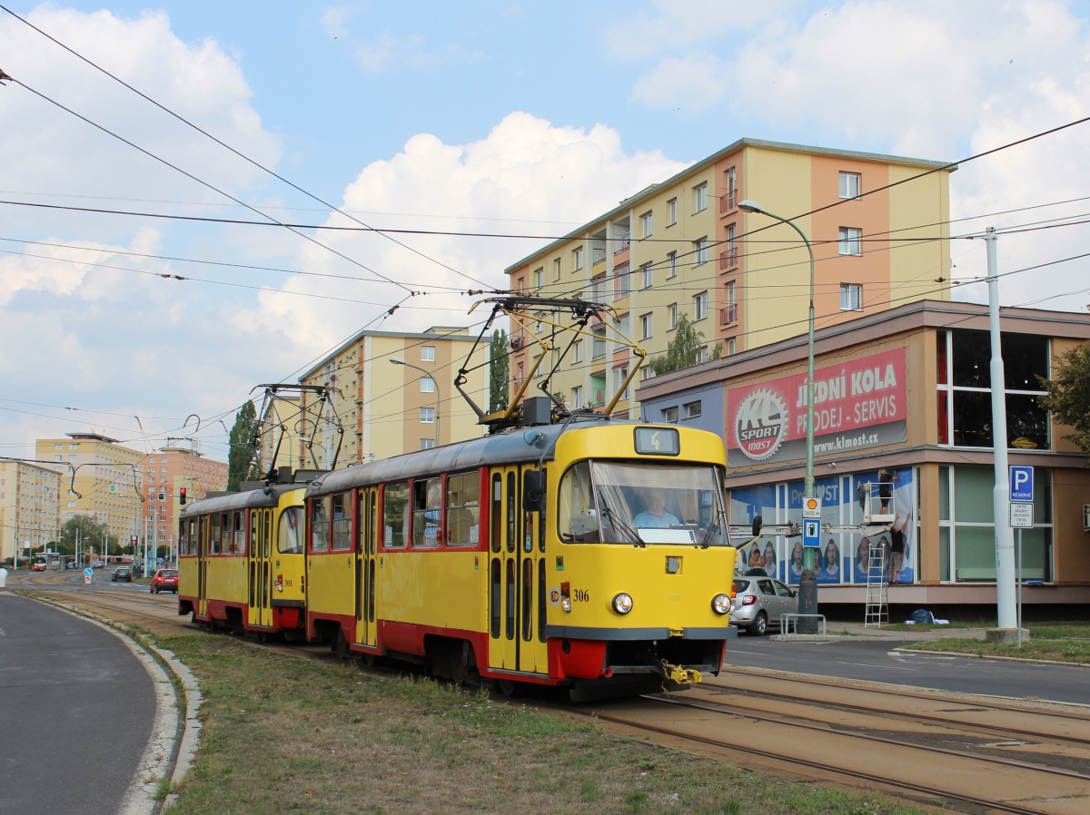 Мост ― Литвинов, Tatra T3M.3 № 306