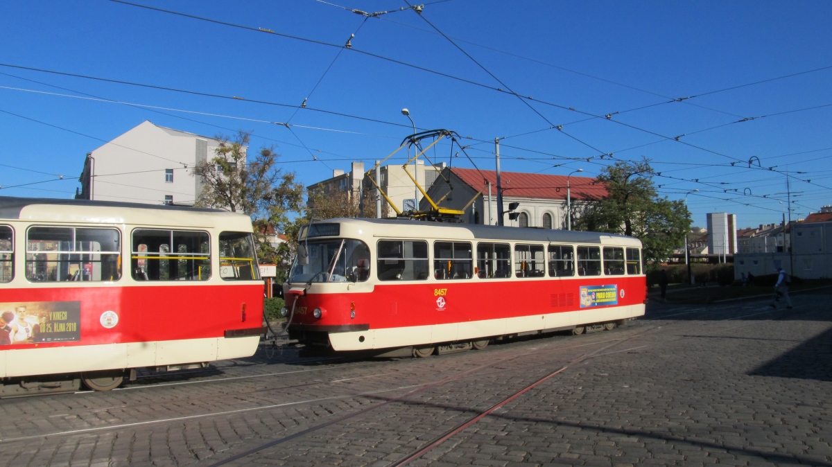 Прага, Tatra T3R.P № 8457