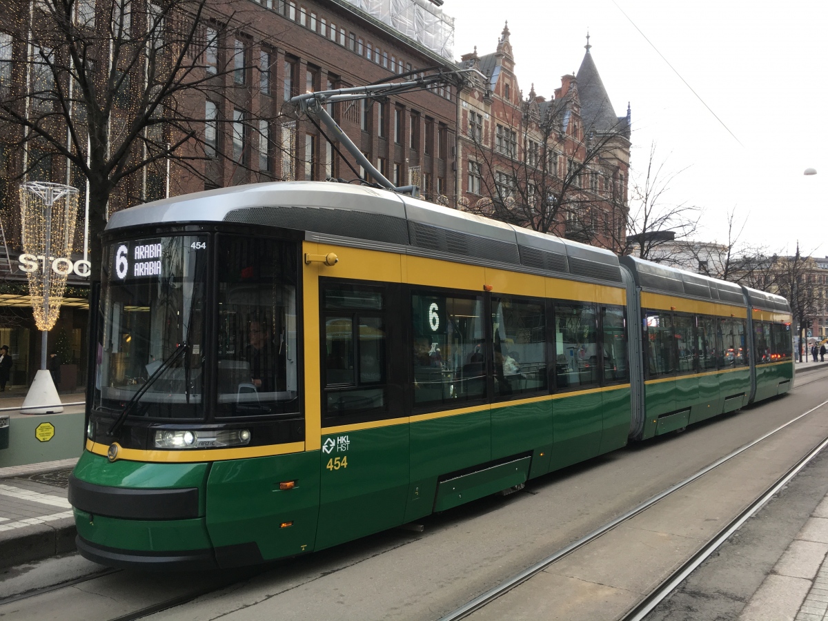 Хельсинки — Эспоо, Škoda ForCity Smart Artic MLNRV3 № 454