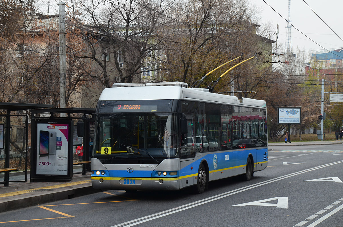 Almaty, YoungMan JNP6120GDZ (Neoplan Kazakhstan) Nr. 3024
