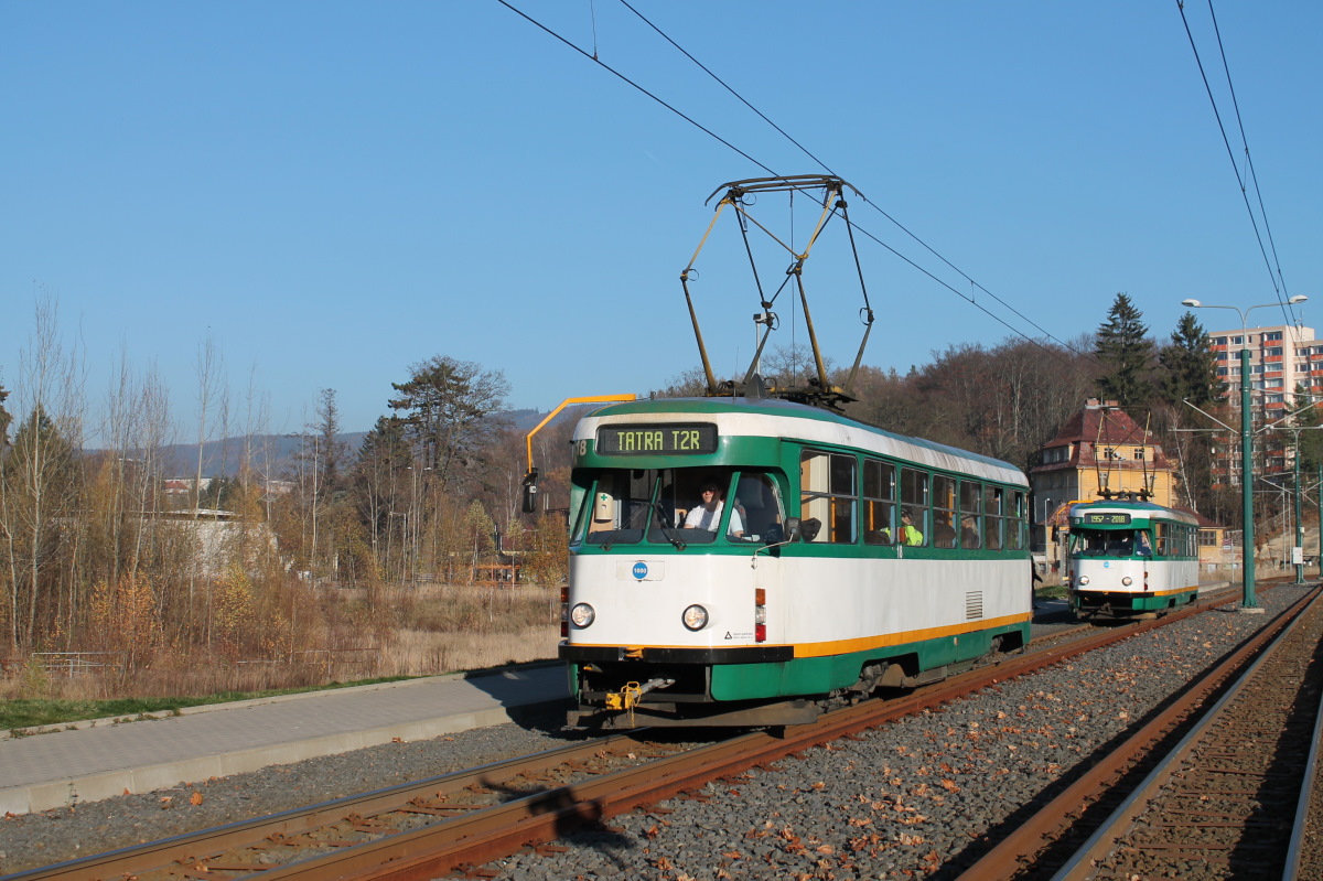 Либерец ― Яблонец-над-Нисой, Tatra T2R № 18; Либерец ― Яблонец-над-Нисой — Прощание с вагонами Tatra T2R Либерец ― Яблонец-над-Нисой, Tatra T2R № 18; Либерец ― Яблонец-над-Нисой — Прощание с вагонами Tatra T2R