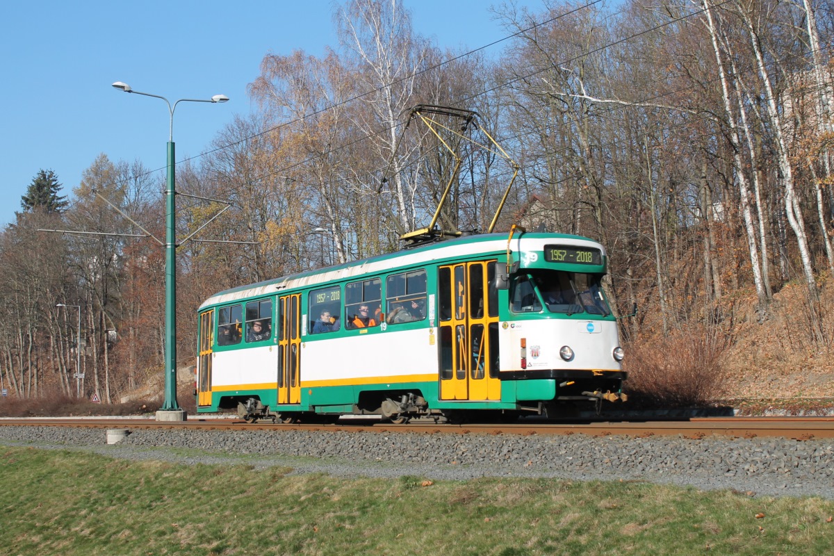 Ліберець — Яблонець-над-Нисою, Tatra T2R № 19; Ліберець — Яблонець-над-Нисою — Прощание с вагонами Tatra T2R Ліберець — Яблонець-над-Нисою, Tatra T2R № 19; Ліберець — Яблонець-над-Нисою — Прощание с вагонами Tatra T2R