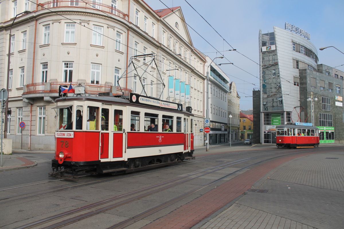 Liberec ― Jablonec nad Nisou, Ringhoffer 2-axle motor car № 78; Liberec ― Jablonec nad Nisou — Farewell to Tatra T2R trams