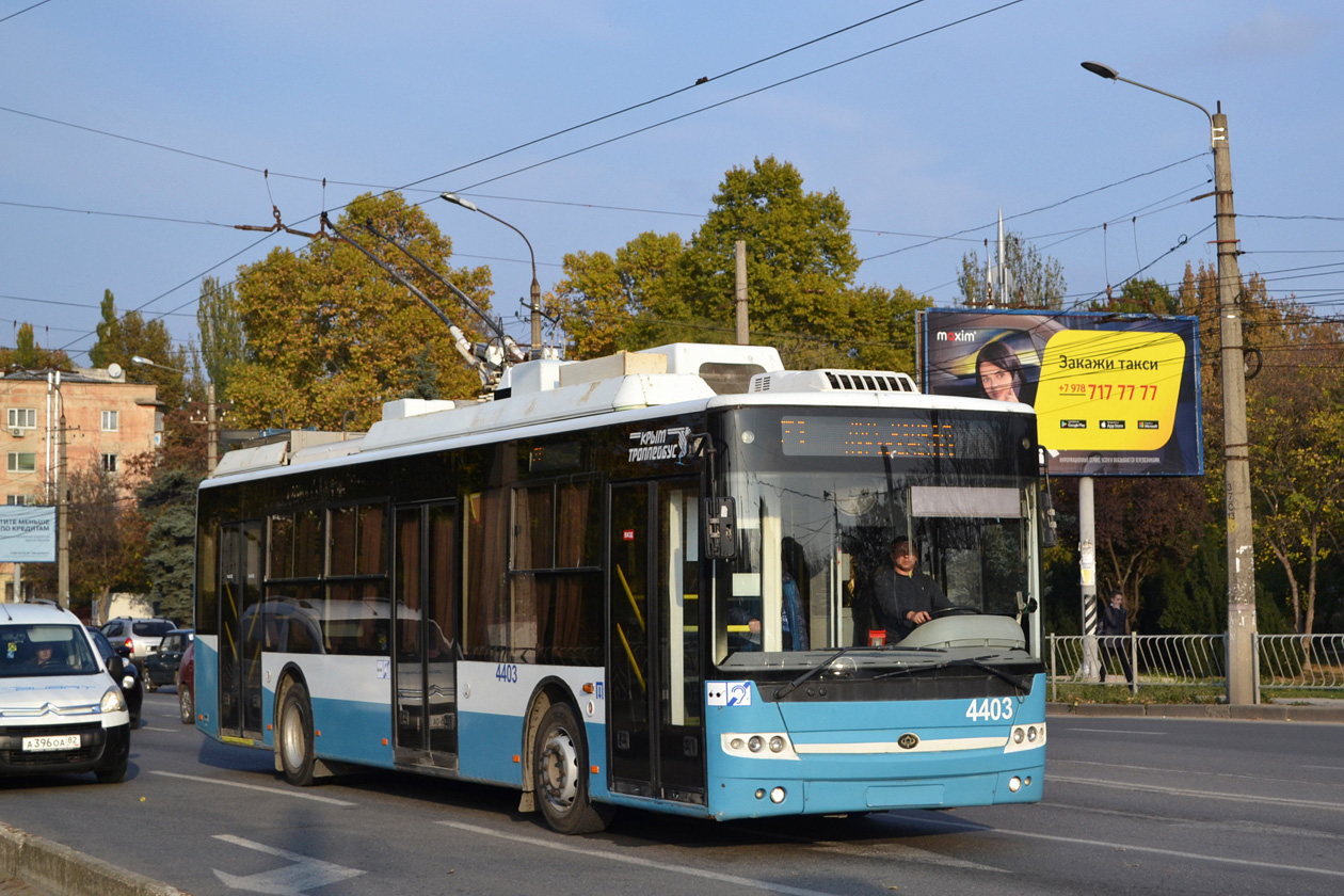 Krimas trolejbuss, Bogdan T70115 № 4403