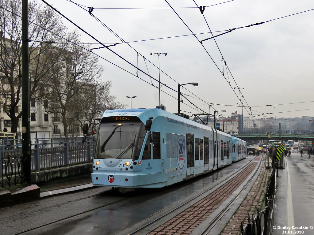 Стамбул, Bombardier Flexity Swift № 748