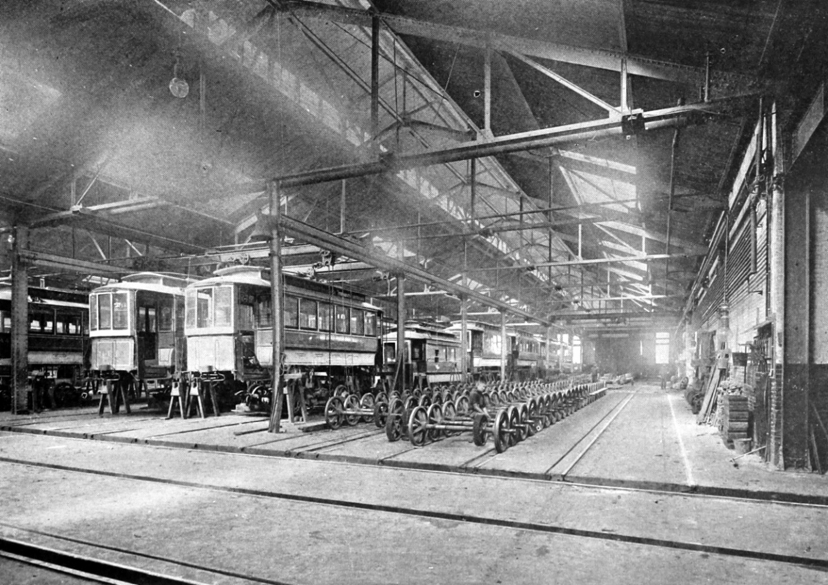 Филадельфия — Старые фотографии; Филадельфия — Трамвайные депо