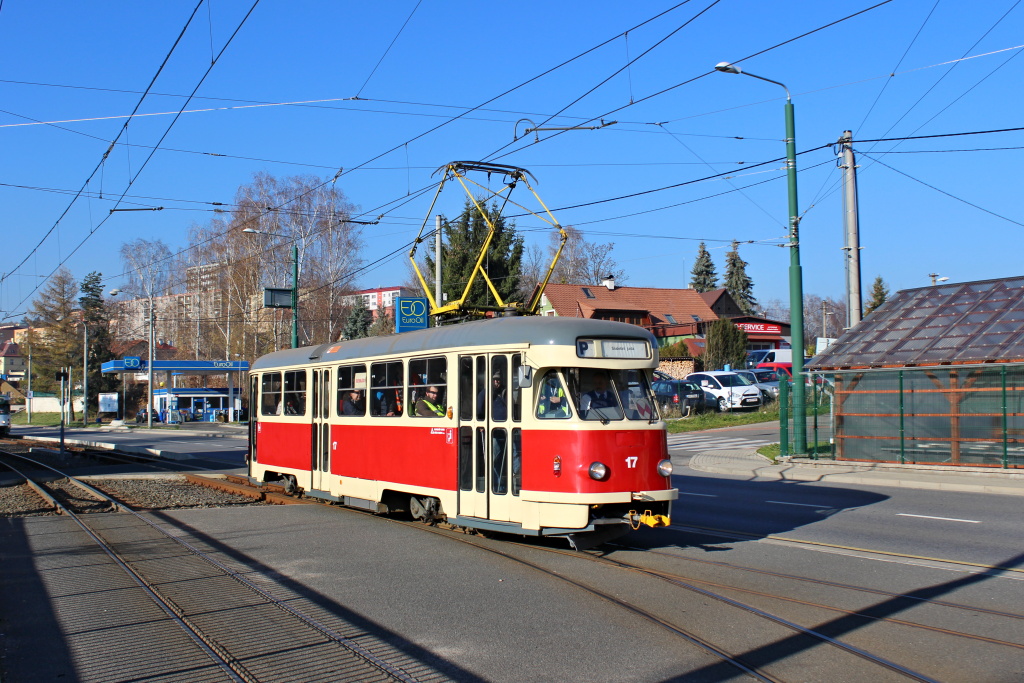 Liberec ― Jablonec nad Nisou, Tatra T2R № 17; Liberec ― Jablonec nad Nisou — Farewell to Tatra T2R trams