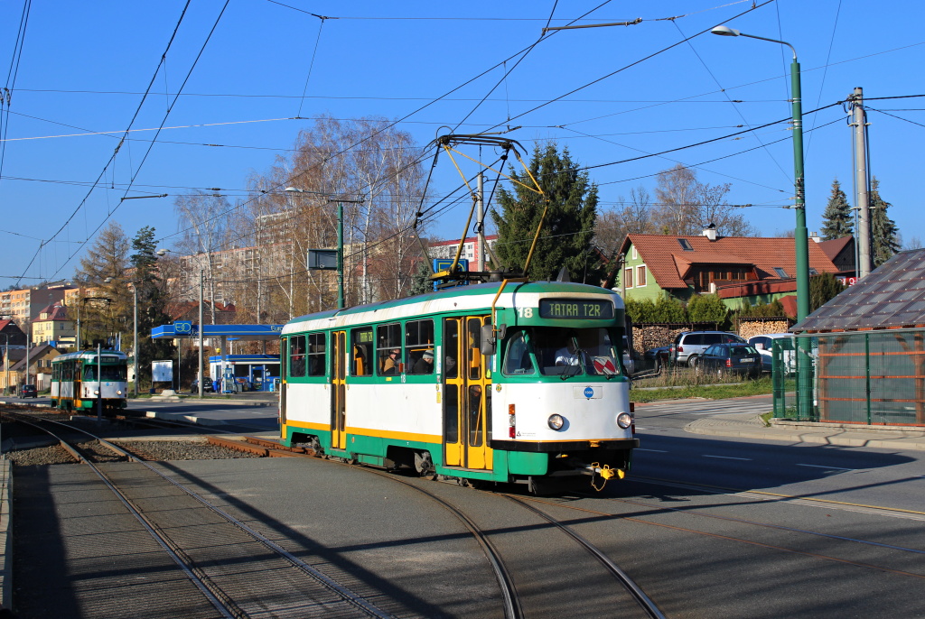 Reichenberg ― Gablonz an der Neiße, Tatra T2R Nr. 18; Reichenberg ― Gablonz an der Neiße — Abschied von Tatra T2R