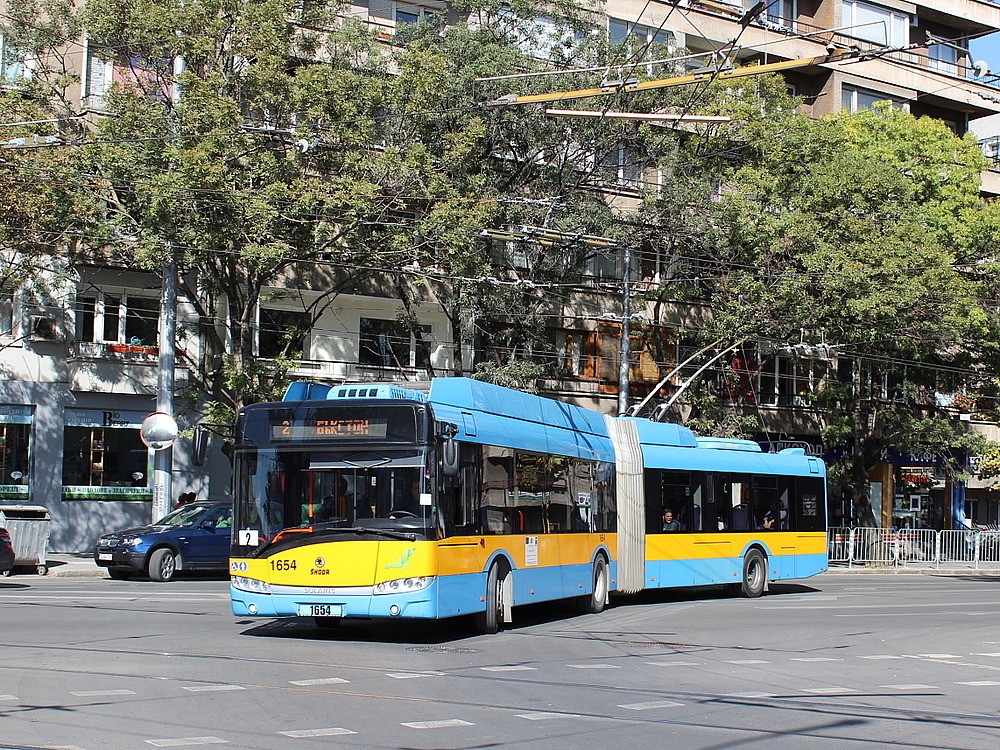 Sofia, Škoda 27Tr Solaris III № 1654