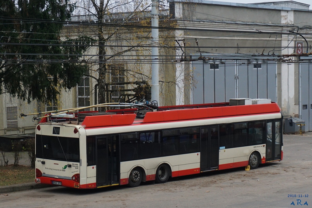 Вильнюс, Solaris Trollino II 15 AC № 1676
