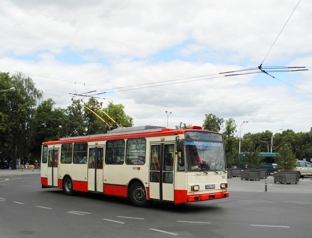Vilnius, Škoda 14Tr17/6M № 1651