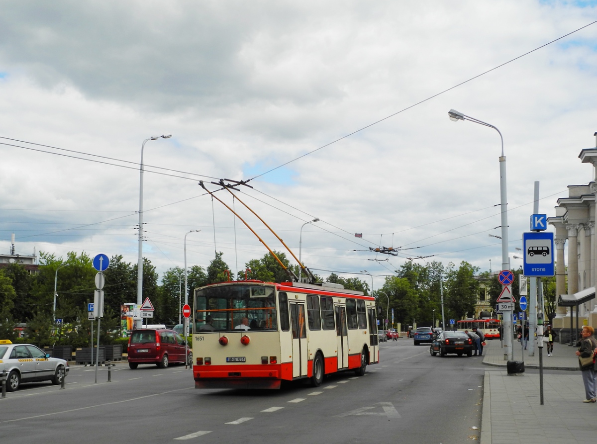 Вильнюс, Škoda 14Tr17/6M № 1651