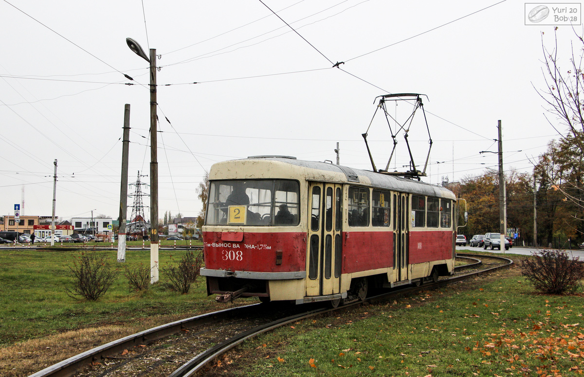 Курск, Tatra T3SU № 308