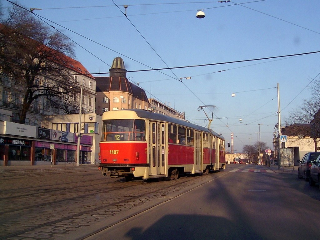 Brno, Tatra K2P № 1107