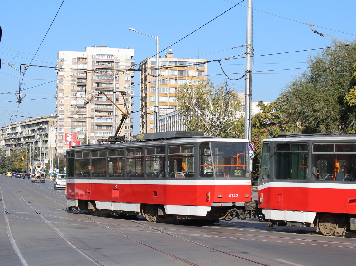 София, Tatra T6A5 № 4142 София, Tatra T6A5 № 4142