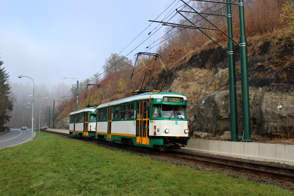 Либерец ― Яблонец-над-Нисой, Tatra T2R № 19; Либерец ― Яблонец-над-Нисой — Прощание с вагонами Tatra T2R Либерец ― Яблонец-над-Нисой, Tatra T2R № 19; Либерец ― Яблонец-над-Нисой — Прощание с вагонами Tatra T2R