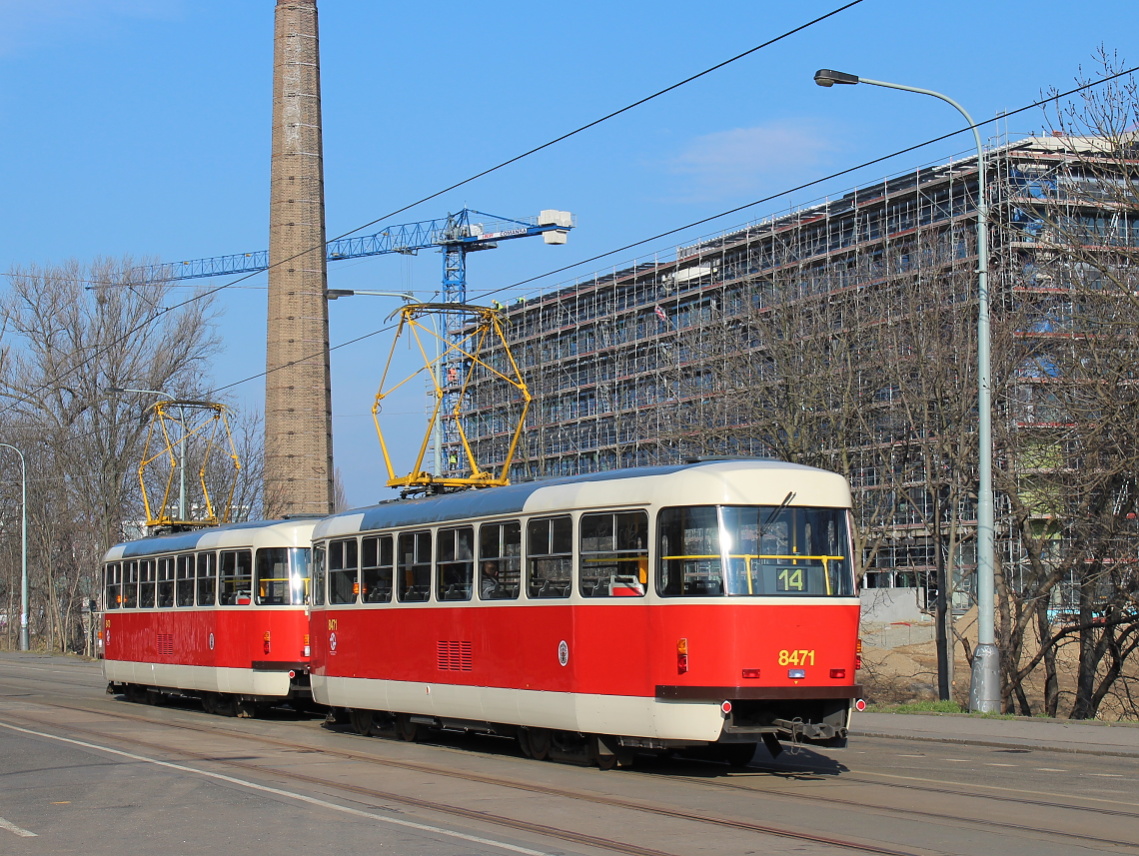 Прага, Tatra T3R.P № 8471