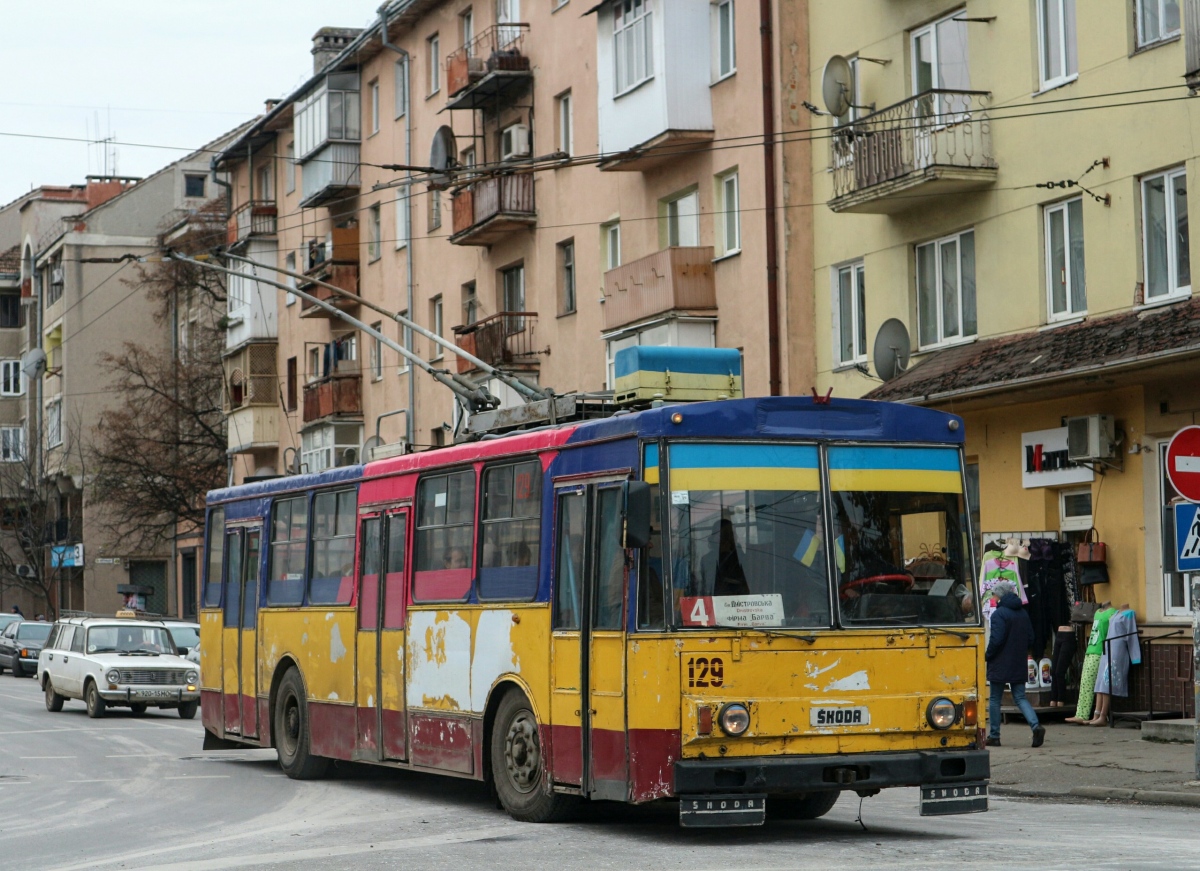 Ivano-Frankivsk, Škoda 14Tr02 Br. 129 Ivano-Frankivsk, Škoda 14Tr02 Br. 129